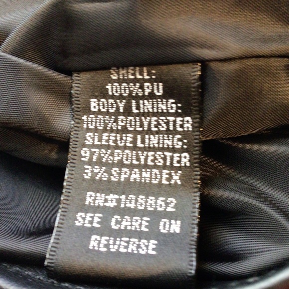 Torrid moto jacket women’s size 2 black floral faux leather long sleeve - Picture 12 of 13